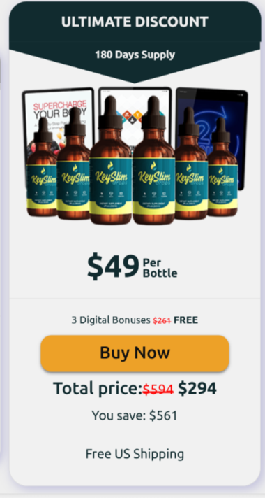 Keyslim drops Buy 6 Bottles