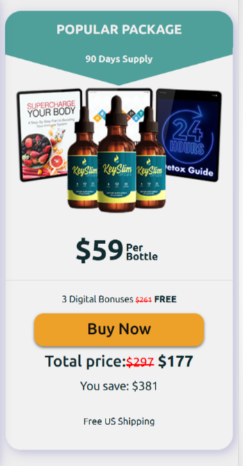 Keyslim drops Buy 3 Bottles